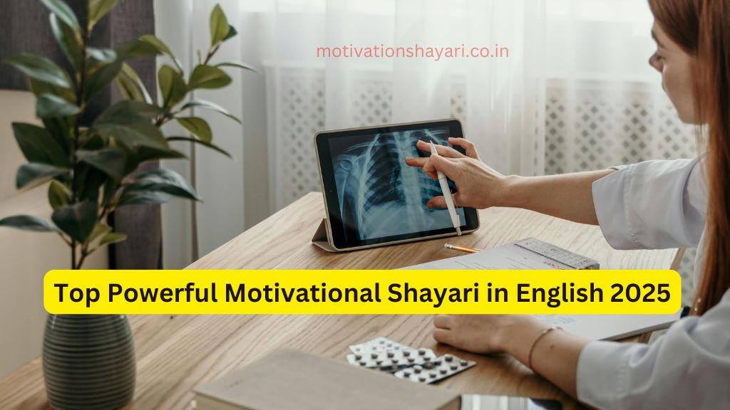 Top Powerful Motivational Shayari in English 2025