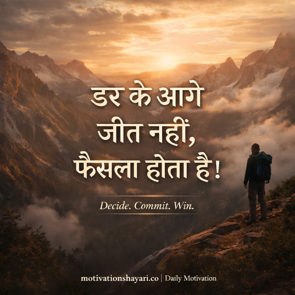 Motivational Shayari Image