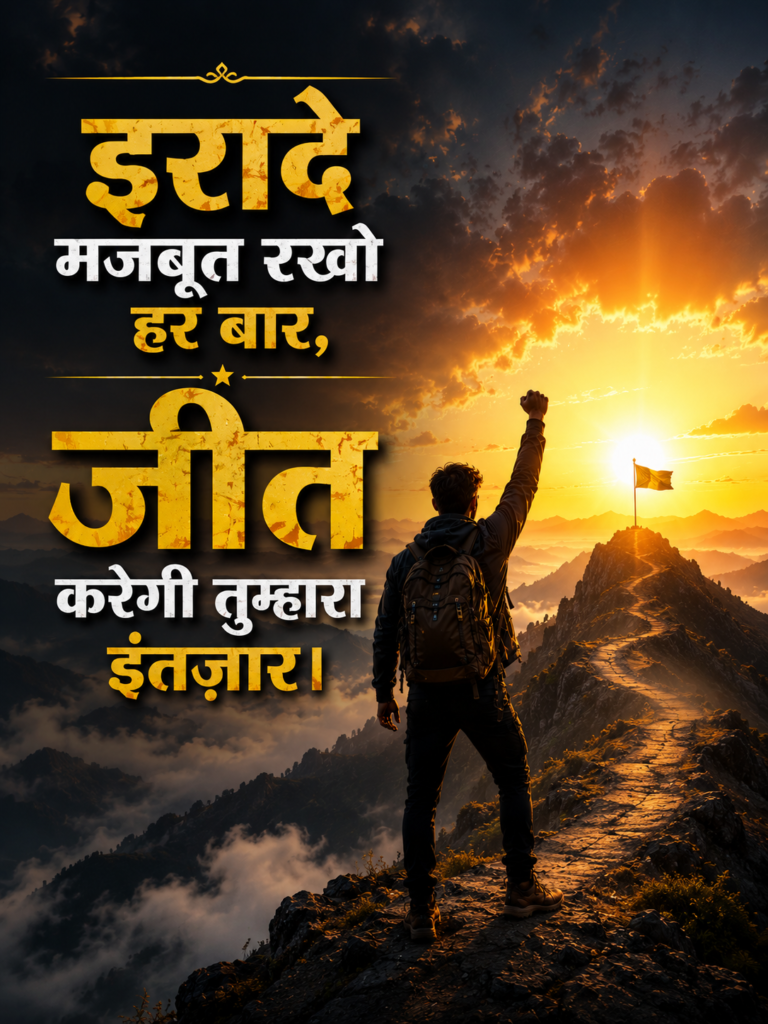 Success Shayari 2 Line in Hindi सफलता पर बेहतरीन दो लाइन शायरी