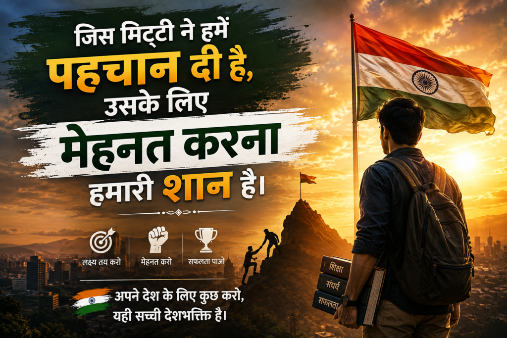 15 August Shayari in Hindi for Students आजादी के जोश से भर देने वाली शायरी