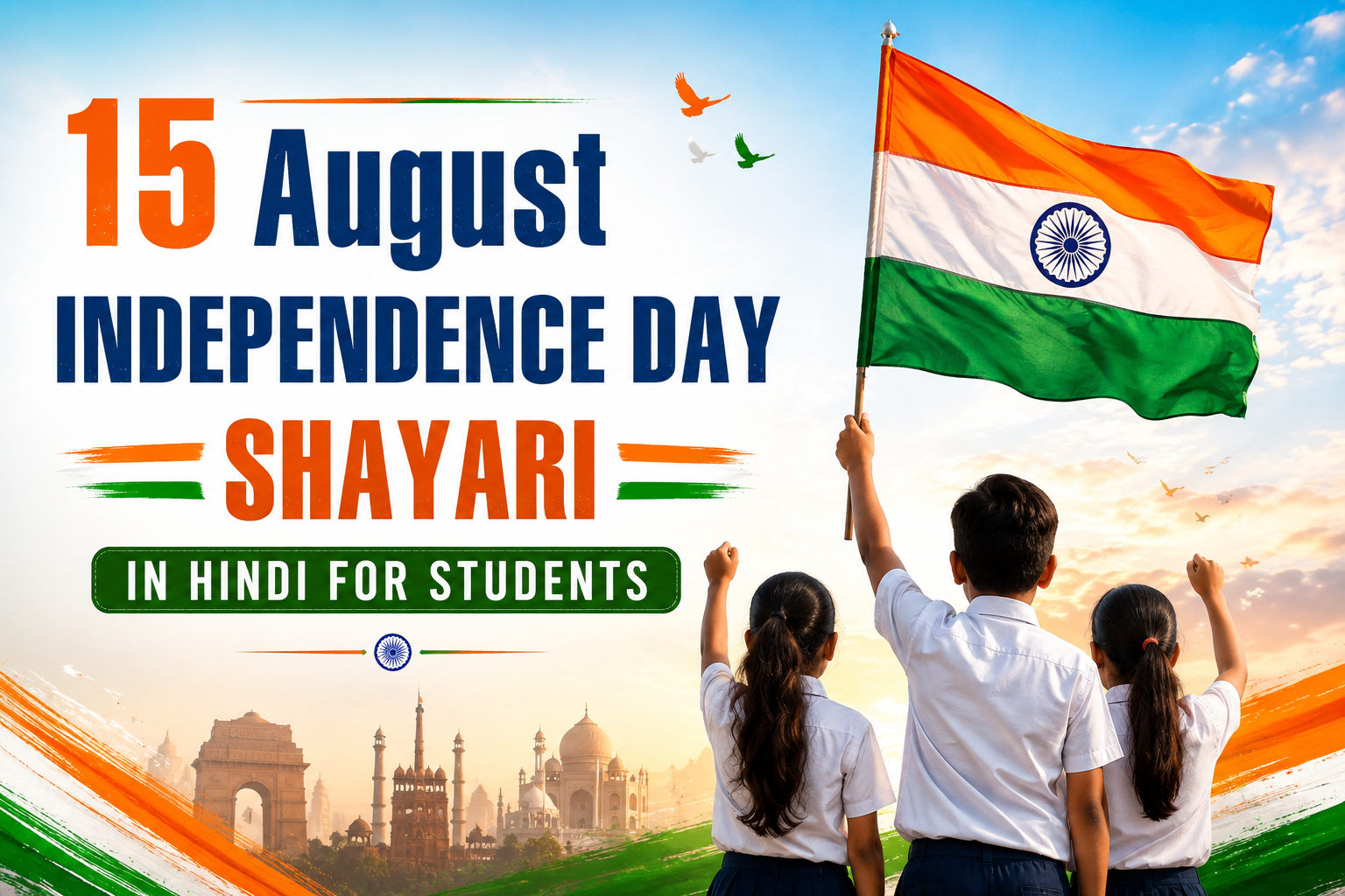 Independence Day Shayari in Hindi for Students