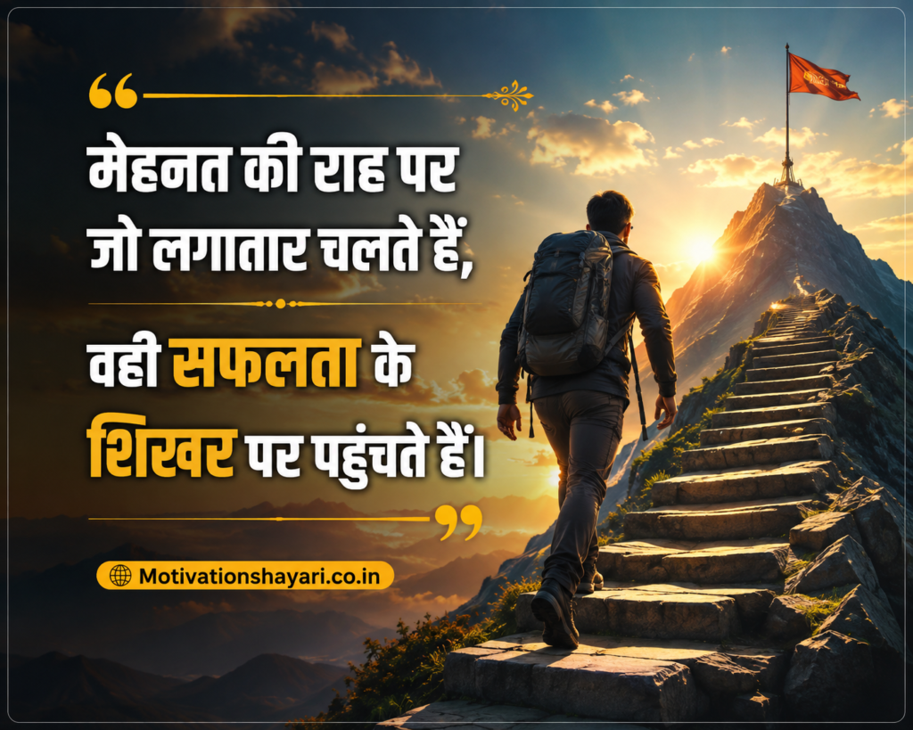 Motivational Shayari in Hindi for Success