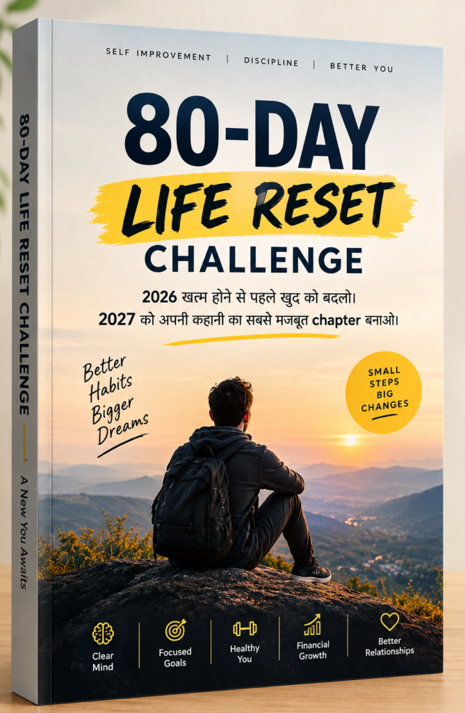 2026 खत्म होने से पहले खुद को बदलो।80-Day Life Reset Challenge